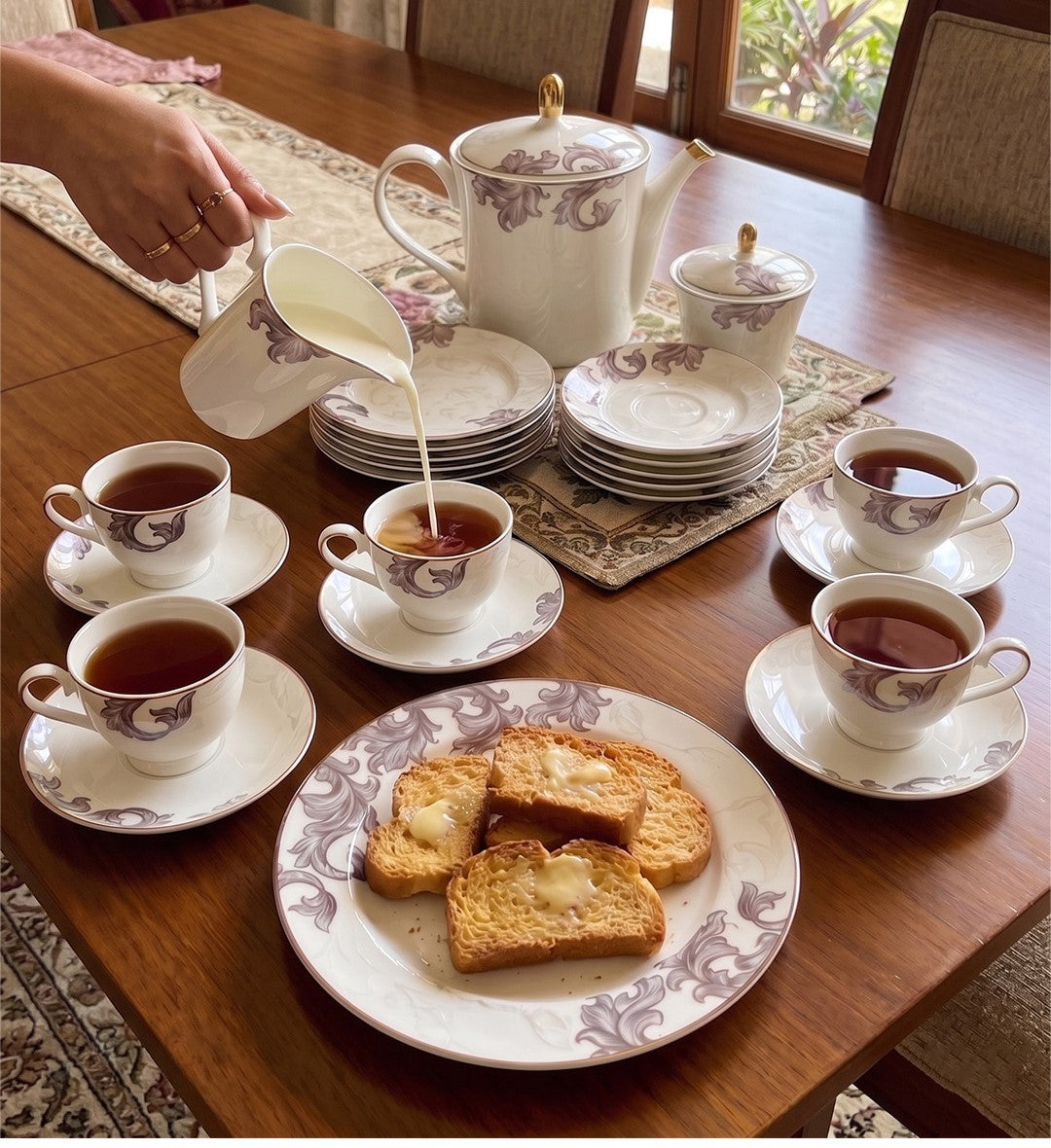 Super Bone Tea Set (24 pcs )
