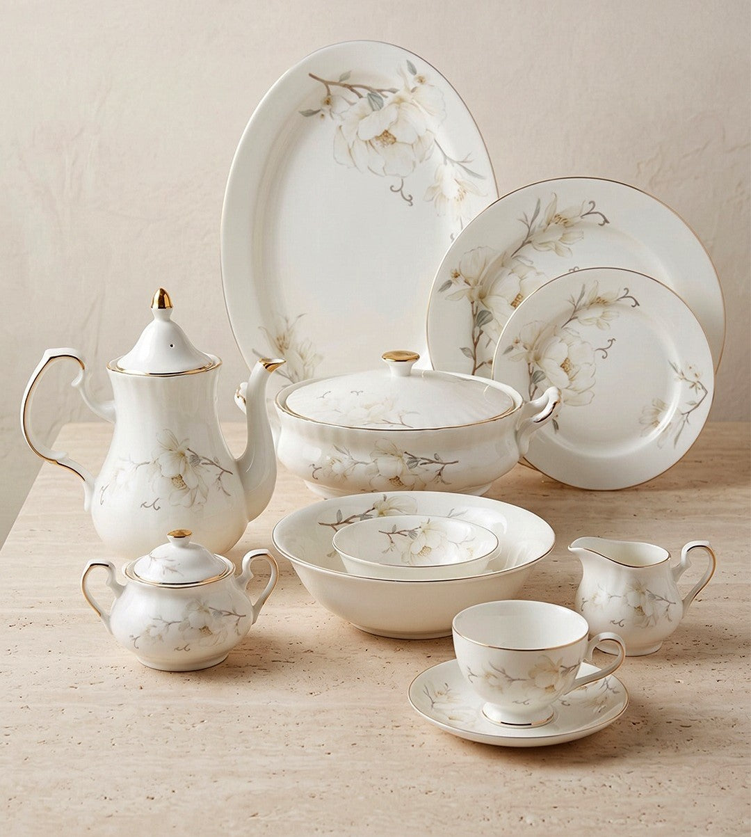 Super Bone Tea Set (24 pcs )