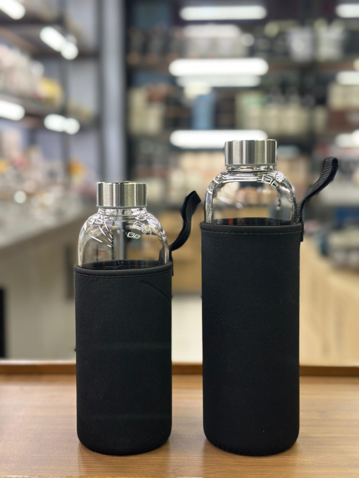Glass Bottle With Pouch