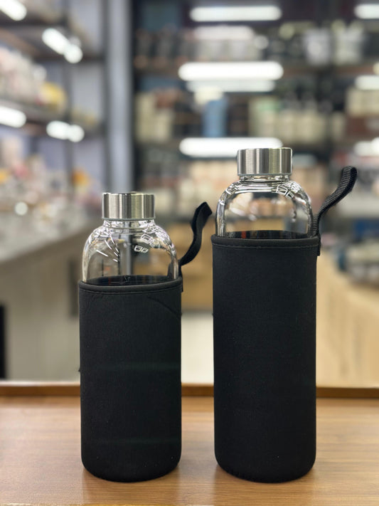 Glass Bottle With Pouch