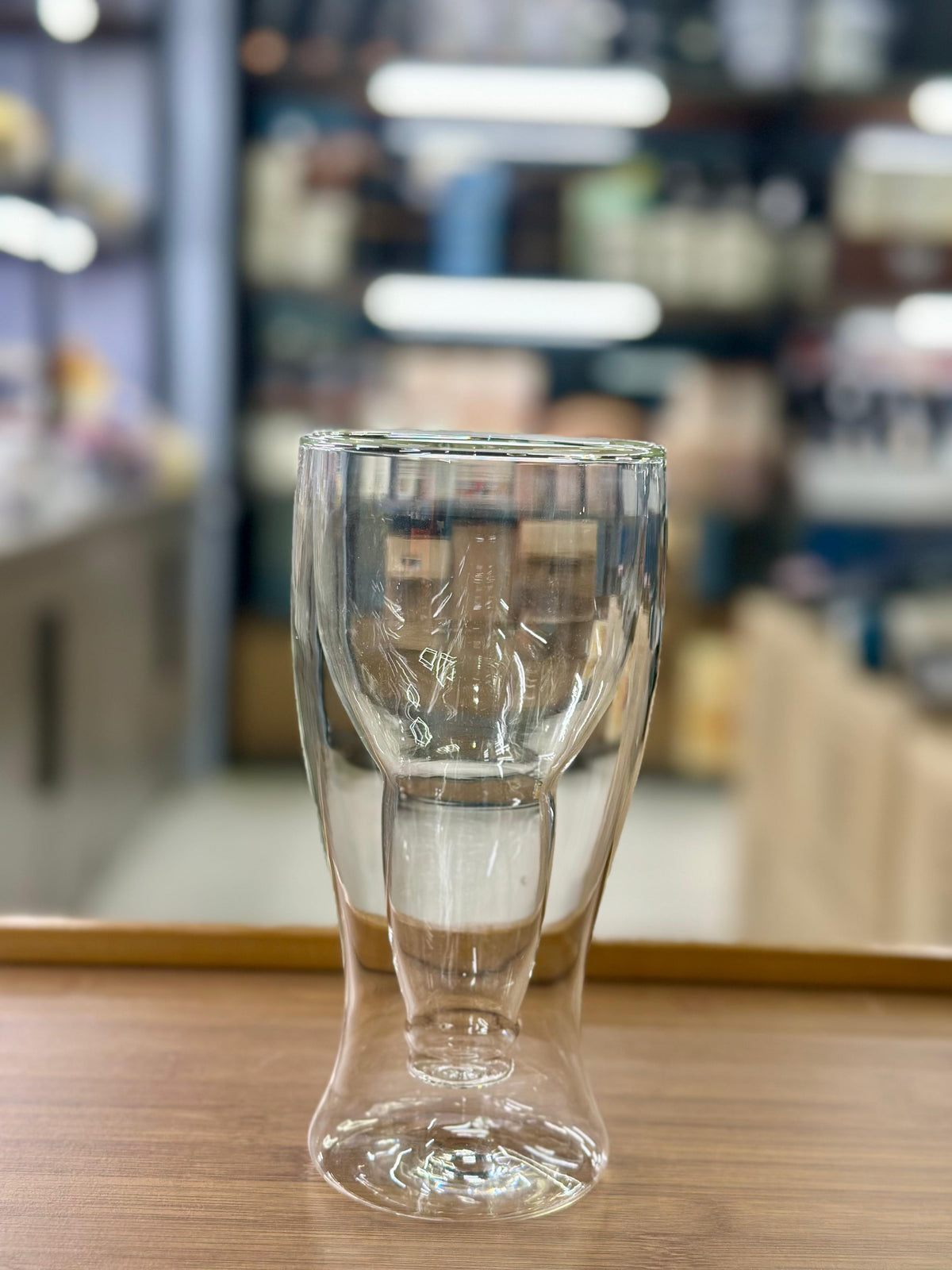 Double-Wall Upside-Down Glass Bottle