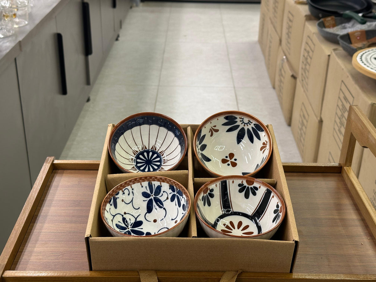 Ceramic Bowls Gift Box (4Pcs)