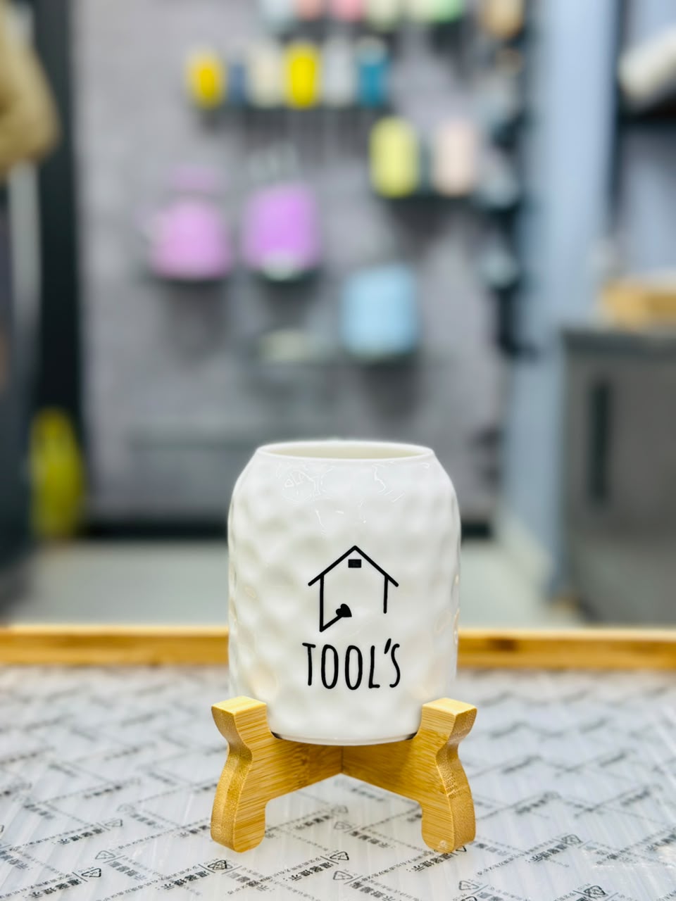 Ceramic Spoon Holder.