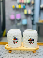 Ceramic Double Spoon Holder