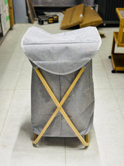 X-Frame Bamboo Laundry Hamper.
