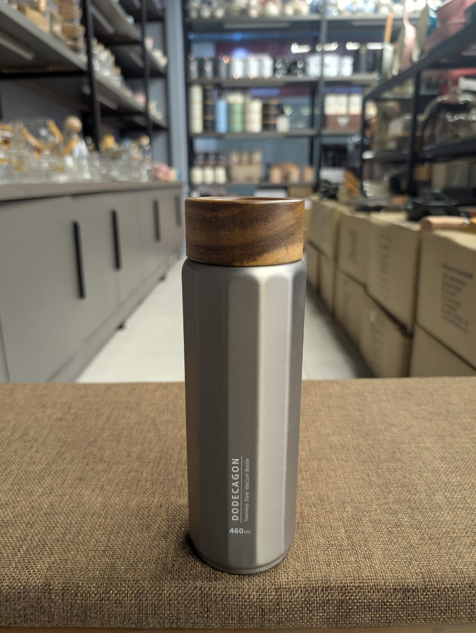 Dodecagon Stainless Steel Vacuum Bottle