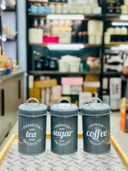 3pcs Metal Jar Set
