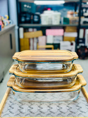 Walnut Wood Lid Serving Dishes