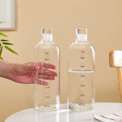 Time Marker Glass Bottle
