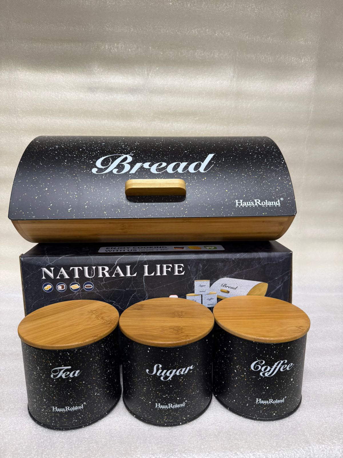 Haus Roland Bread Bin and Canister Set