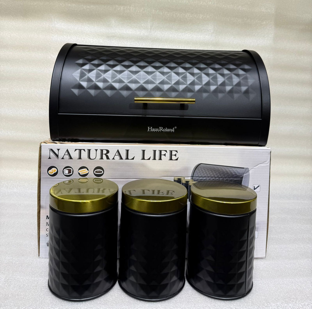 Haus Roland Bread Bin and Canister Set
