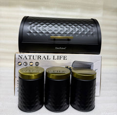 Haus Roland Bread Bin and Canister Set