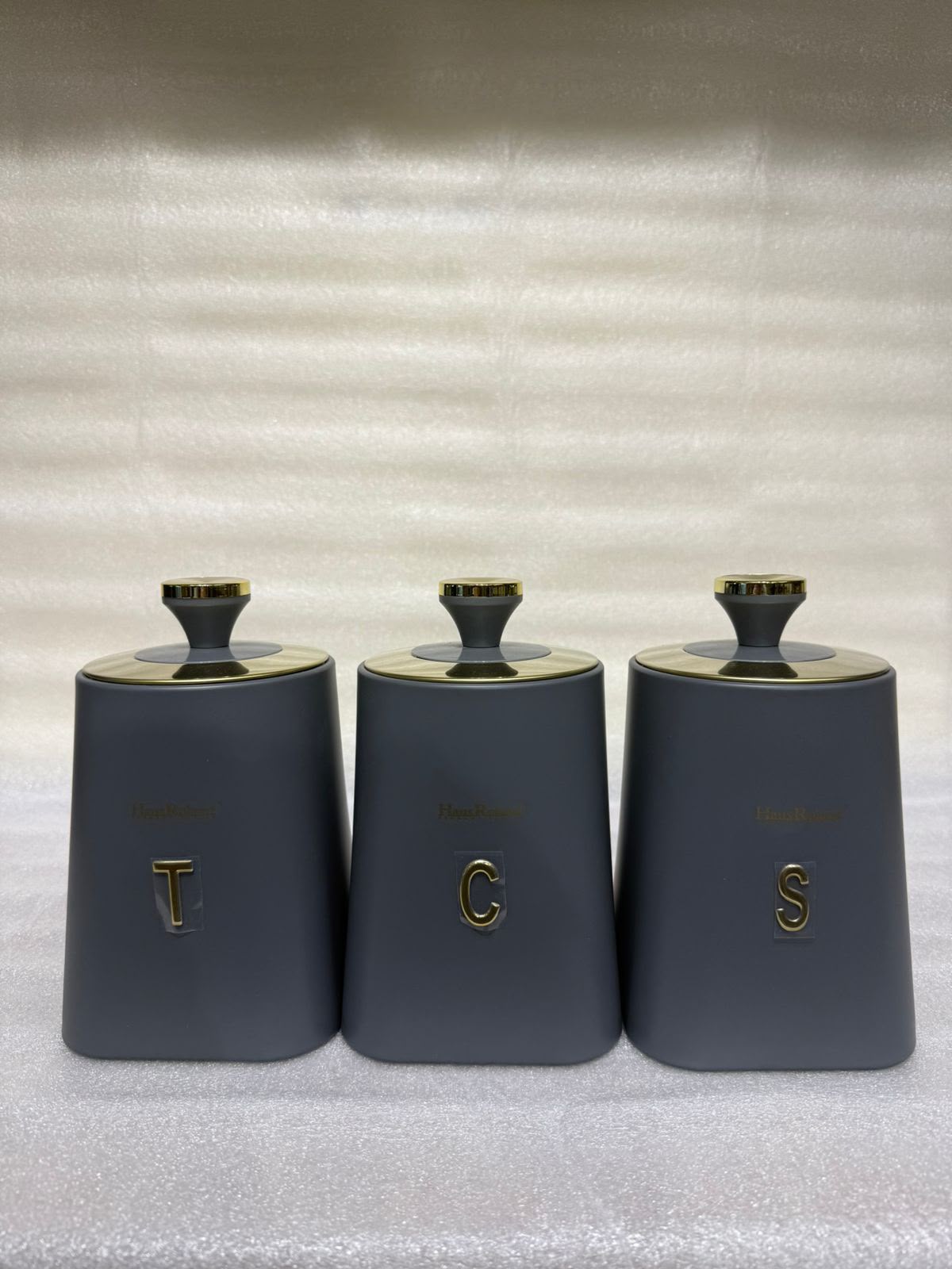 3 Pcs HausRoland Luxury Canister Set
