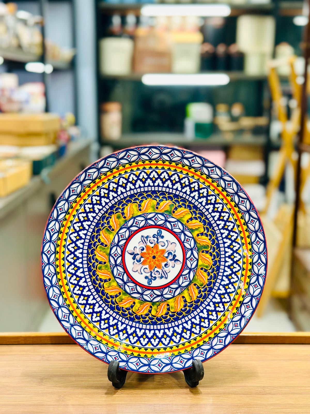 Turkish Retro Bohemian Dinner Plate (10.5inch)