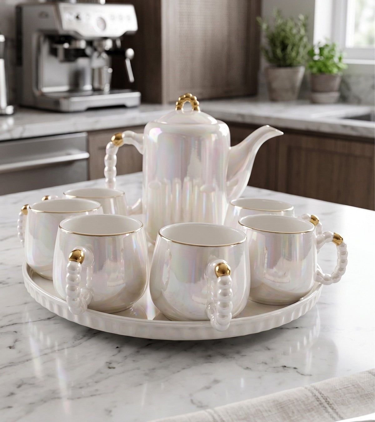 Revolving Tea Set