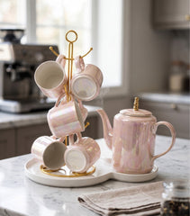Tea Set Tray With Stand