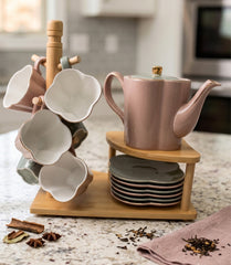 Tea Set Tray With Stand