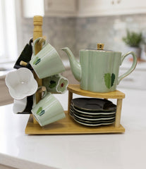 Tea Set Tray With Stand
