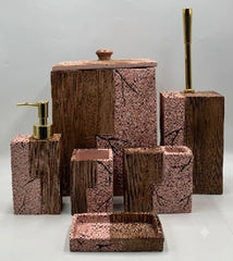 Fiber 6 Pcs Bathroom Set