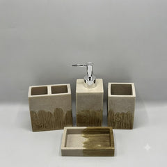 Fiber 4 Pcs Bathroom Set