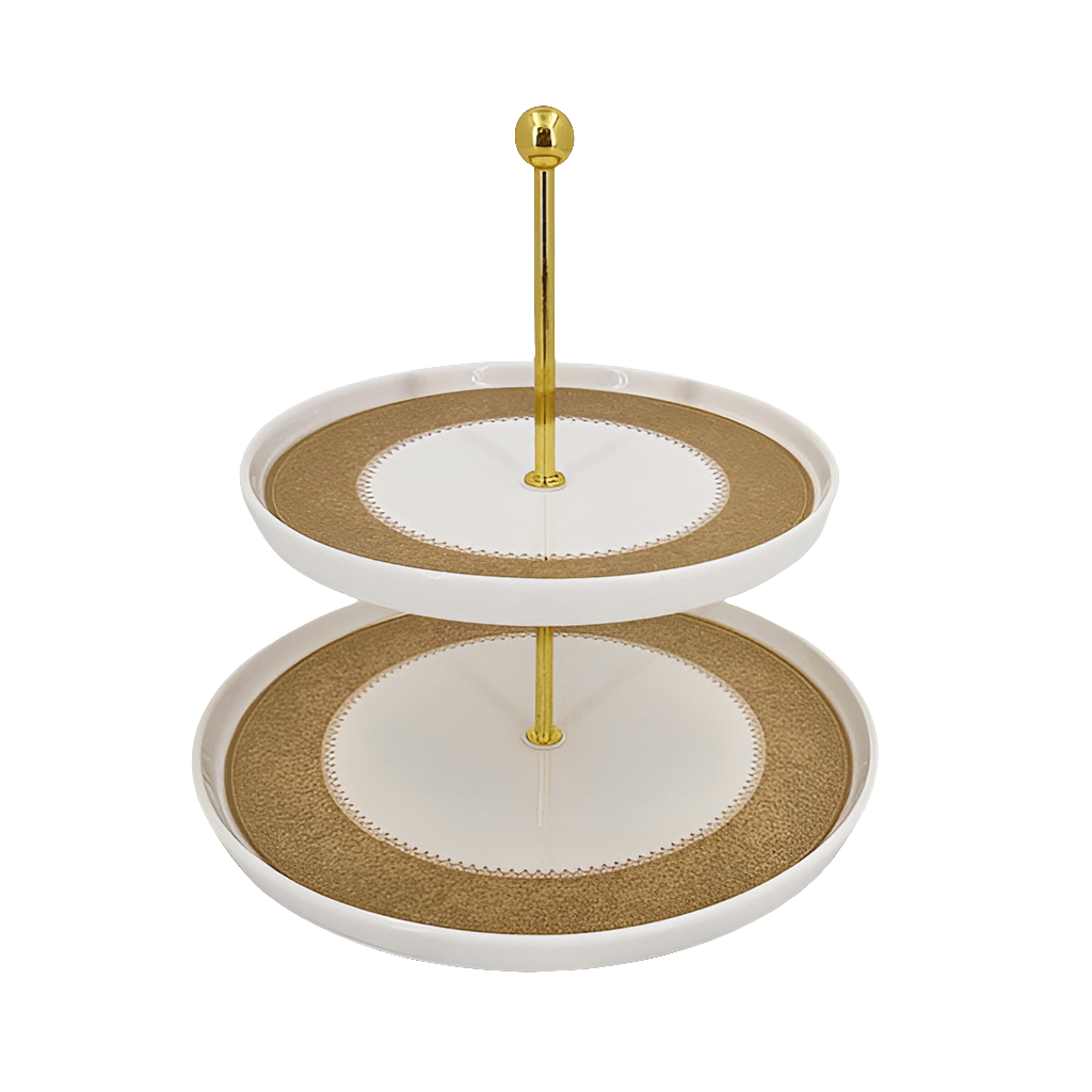 2-Tier Pastry Cake Stand