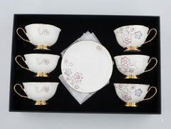 12Pcs Cup Saucers Set
