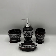 Fiber 4 Pcs Bathroom Set