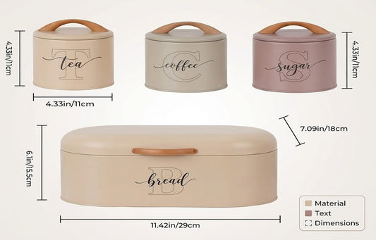 Bread Box Set (4pc)