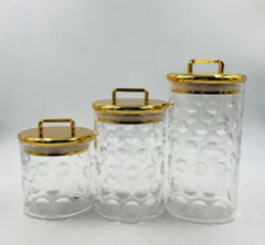 Acrylic 3 Pcs Jar Set