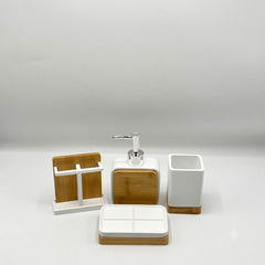 Fiber 4 Pcs Bathroom Set