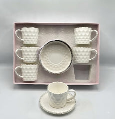 12Pcs Cup Saucers Set