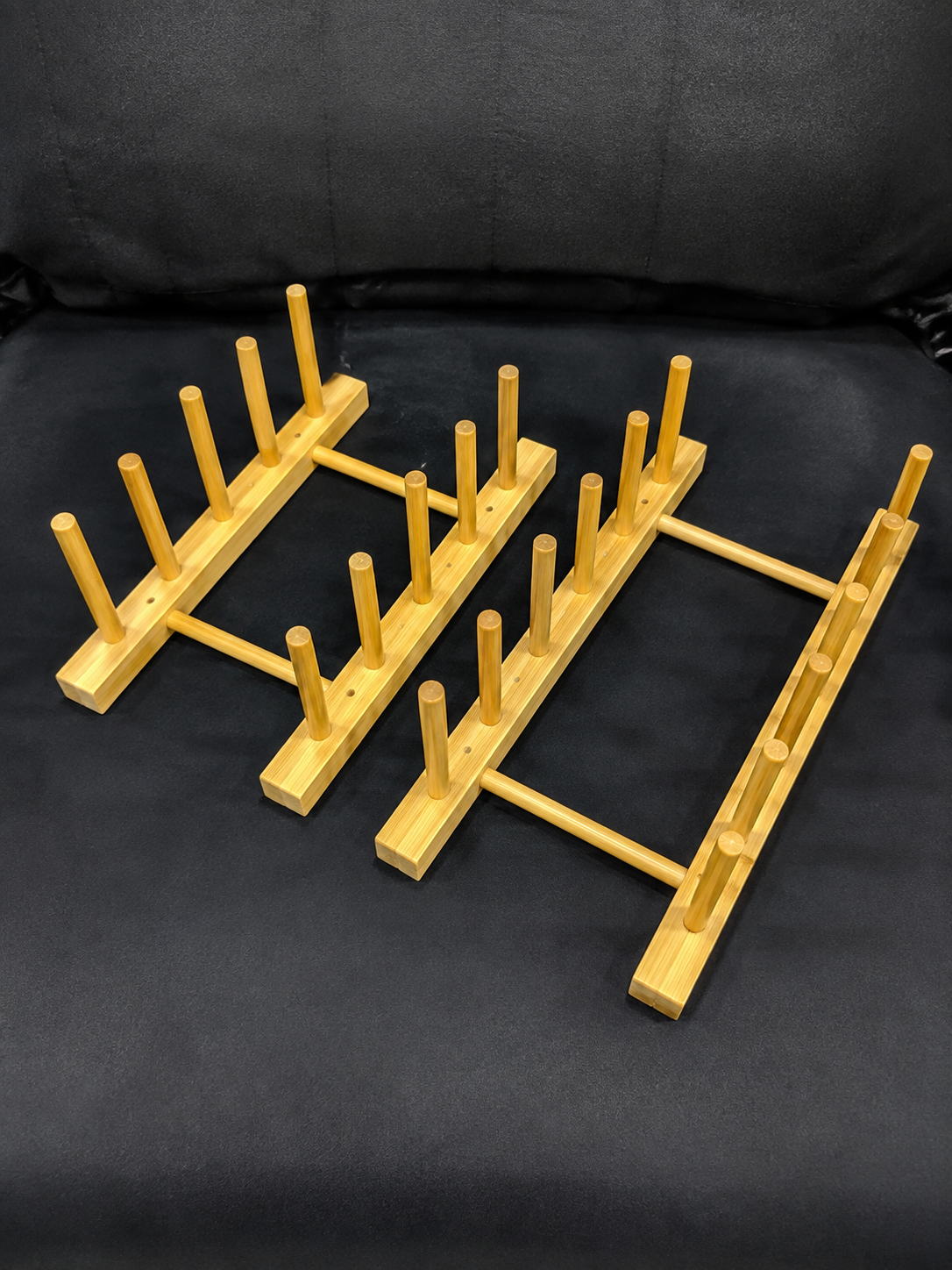 Multi Function Bamboo Dish Rack