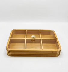 6 Partition Wooden Dry Fruit