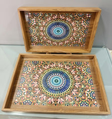 2Pcs Tray Set