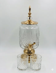 7 PCS Dispenser With Glass (3 Ltr)