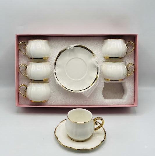 12Pcs Cup Saucers Set