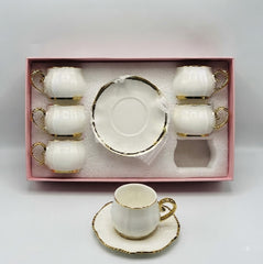 12Pcs Cup Saucers Set