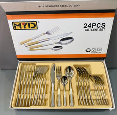 Cutlery Set Texture 24Pcs (SG)