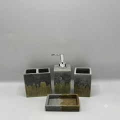 Fiber 4 Pcs Bathroom Set