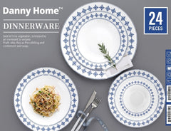 Danny Home White 24Pcs Dinner Set
