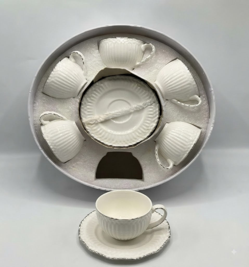 12Pcs Cup Saucers Set