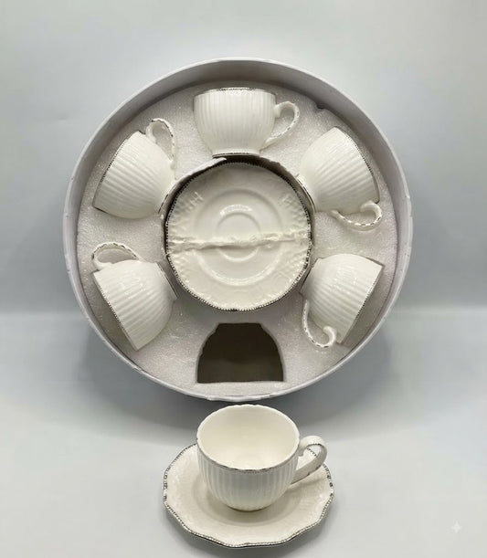 12Pcs Cup Saucers Set