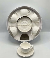 12Pcs Cup Saucers Set