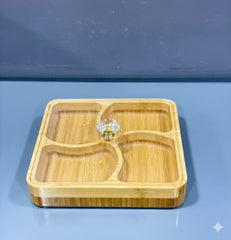 Carved Sq Box With Lid