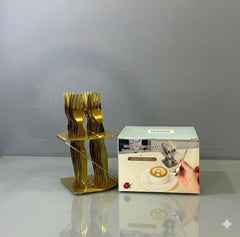 Gold Coffee Table Fork Set