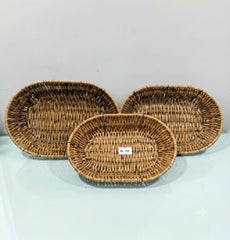 Oval Rd Storage Basket 3Pcs