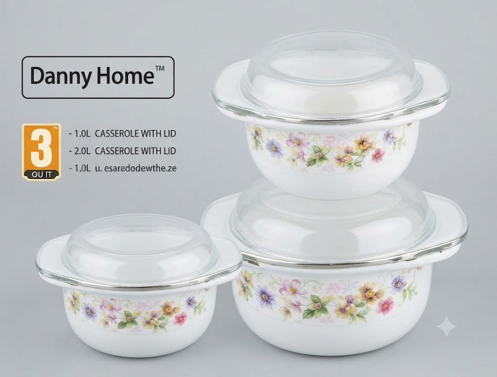 Danny Home 3P Casserole Set