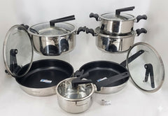Cook-S SS W/G-Lid (V-Knobe)