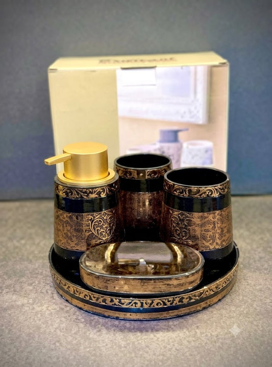Brilliant 5Pcs Bathroom Set Tray