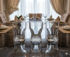 Square Base Glass (6PCS)